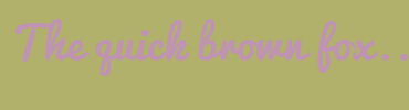 Image with Font Color BF94B2 and Background Color B1B16B